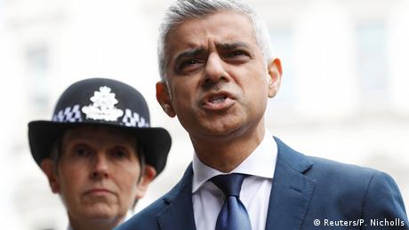 London Bürgermeister Sadiq Khan und Metropolitan Police Commissioner Cressida Dick (Reuters/P. Nicholls)