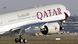 Katar Doha Qatar Airlines beim Start Katar Doha Qatar Airlines beim Start