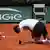 Frankreich Paris - French Open - Novak Djokovic gegen Dominic Thiem