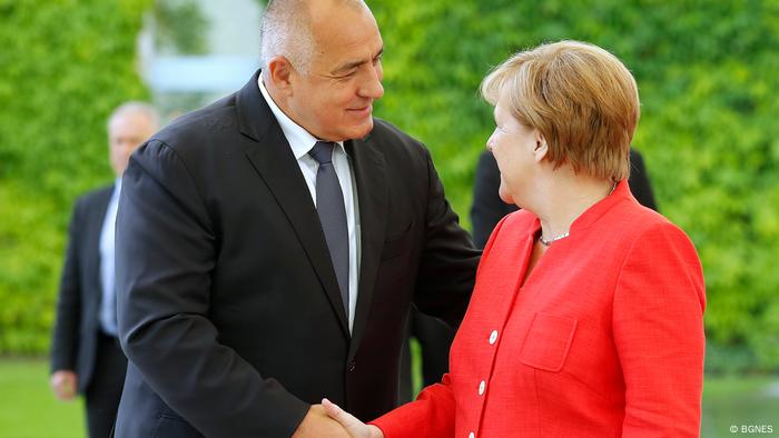 Борисов при Меркел в Берлин през 2017 година