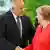 Deutschland Berlin - bulgarischer Premier Boyko Borrisov mit Merkel