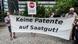 Deutschland Protest gegen Patent auf Bier und Gerste in München Deutschland Protest gegen Patent auf Bier und Gerste in München