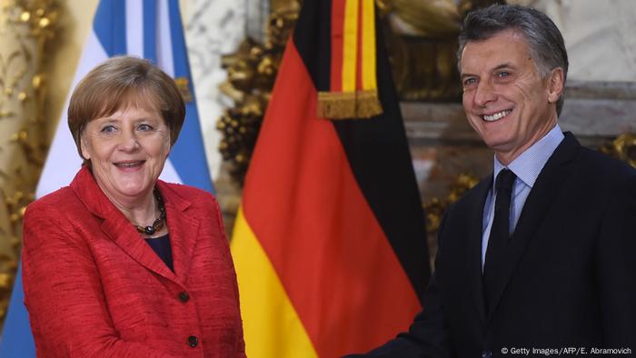 Argentinien Bundeskanzlerin Angela Merkel & Präsident Mauricio Macri