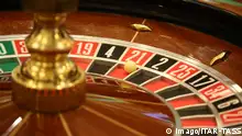 SOCHI, RUSSIA - JANUARY 5, 2017: A roulette table at the first casino in the Krasnaya Polyana gambling zone, at the Gorky Gorod year-round ski resort. The Sochi Casino and Resort complex includes game rooms, two restaurants, a bar, a banquet hall, a convention hall, and shops. Alexander Ryumin/TASS PUBLICATIONxINxGERxAUTxONLY TS03D4BA
Sochi Russia January 5 2017 a Roulette Table AT The First Casino in The Krasnaya Polyana Gambling Zone AT The Gorky Gorod Year Round Ski Resort The Sochi Casino and Resort Complex includes Game Rooms Two Restaurants a Bar a Banquet Hall a Convention Hall and Shops Alexander Ryumin TASS PUBLICATIONxINxGERxAUTxONLY TS03D4BA