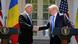 Klaus Iohannis şi Donald Trump în iunie 2017, la conferinţa de presă de la Casa Albă Klaus Iohannis şi Donald Trump în iunie 2017, la conferinţa de presă de la Casa Albă