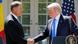 Donald Trump und Klaus Iohannis Pressekonferenz in Washington Donald Trump und Klaus Iohannis Pressekonferenz in Washington