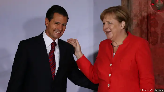 Kanzlerin Angela Merkel und Mexikos Präsident Enrique Pena Nieto (Reuters/E. Garrido)