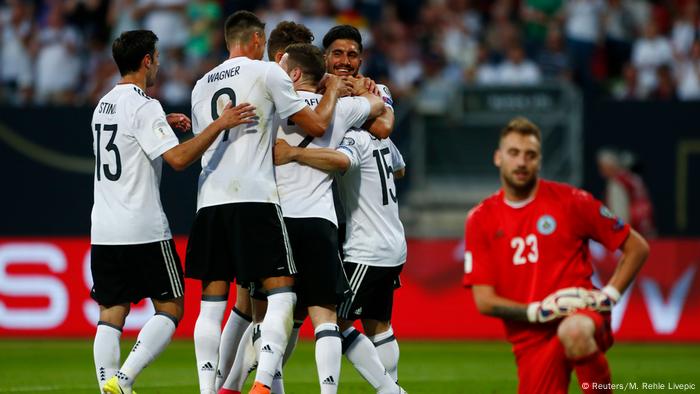 Fußball WM-Qualifikation Deutschland - San Marino Torjubel (Reuters/M. Rehle Livepic)