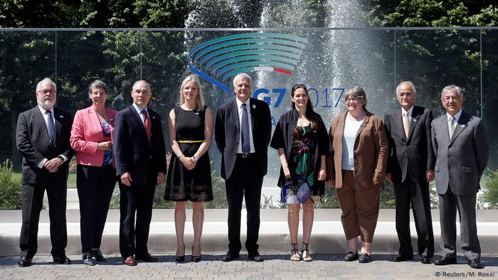 Italien G7-Umweltminister beraten über Klima-Wende der USA | Gruppenfoto (Reuters/M. Rossi)