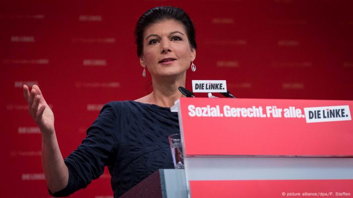 Left Party S Sahra Wagenknecht Wants No Part In Shaping Predatory Capitalism Germany News And In Depth Reporting From Berlin And Beyond Dw 29 06 2017