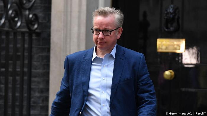 Michael Gove outside 10 Downing Street