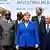Kanzlerin Merkel mit IWF-Chefin Christin Lagarde und unter anderen dem ägyptischen Staatschef Abdel Fattah al-Sisi sowie den Präsidenten Ruandas und Tunesiens, Paul Kagame und Beji Caid Essebsi (Foto: Getty Images/AFP/J. Macdougall)