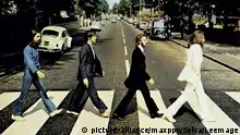 Pochette du disque des Beatles Abbey Road |