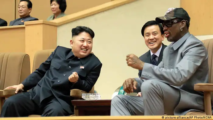 Nordkorea Kim Jong Un und Dennis Rodman