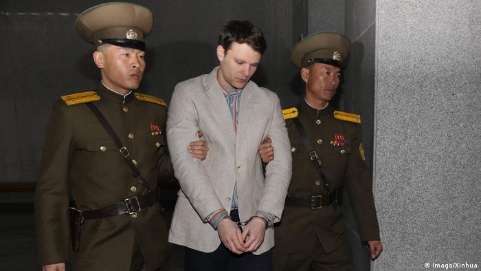 Nordkorea Freilassung US-Student Otto Warmbier (Imago/Xinhua)