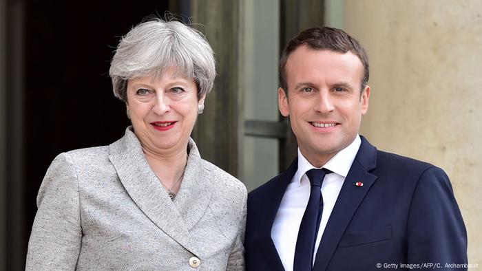 Frankreich Paris Treffen Theresa May mit Emmanuel Macron (Getty Images/AFP/C. Archambault)