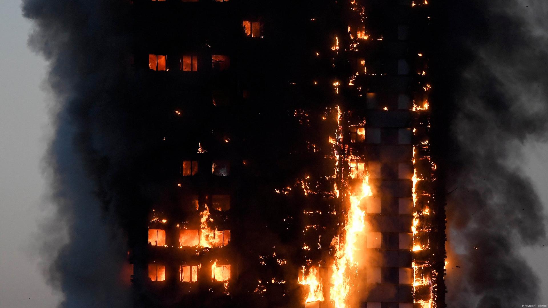 Полиция назвала причину пожара в высотке Grenfell Tower – DW – 23.06.2017