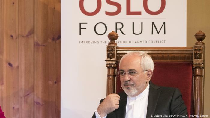 Norway Oslo Forum Mogherini mit Mohammad Javad Zarif