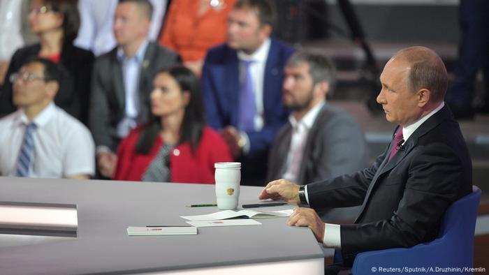 Russsland Bürgersprechstunde mit Wladimir Putin