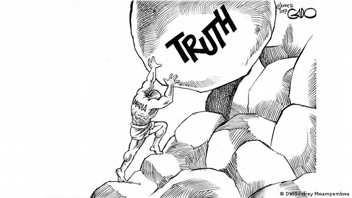 DW Karikatur von Godfrey Mwampembwa (DW/Godfrey Mwampembwa)