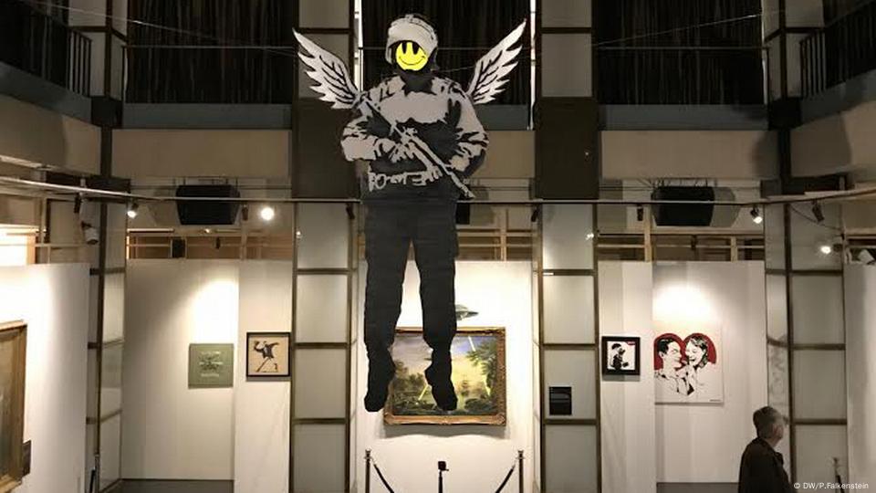 Commercial exhibition The Art of Banksy on show in Berlin DW