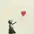 Kunstwerk 'Balloon Girl' von Banksy