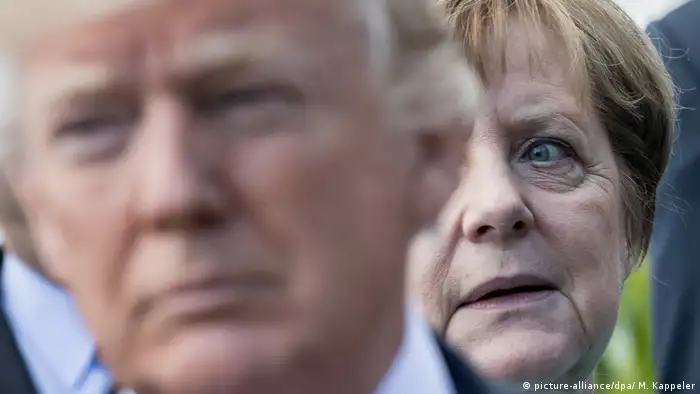 La canciller alemana, Angela Merkel, y el presidente de Estados Unidos, Donald Trump, se reunirán este jueves, un día antes de que comience oficialmente en Hamburgo la cumbre de jefes de Estado y de Gobierno del G20. (3.07.2017)