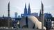 Cologne's Central Mosque stands in the shadow of the city's cathedral Cologne's Central Mosque stands in the shadow of the city's cathedral