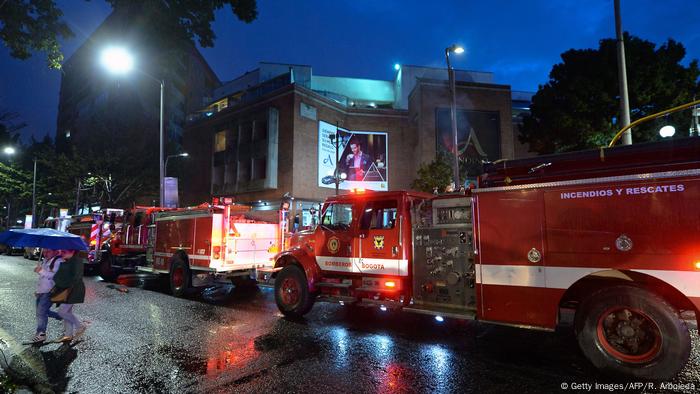 Kolumbien Bogota Anschlag auf Einkaufszentrum (Getty Images/AFP/R. Arboleda)
