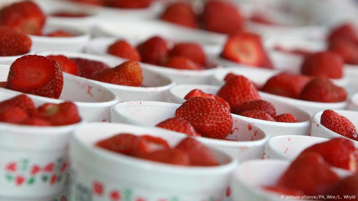 Tennis Wimbledon - Erdbeeren
