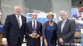 Freedom of Speech Award: Peter Limbourg, Jeff Mason, Monika Grütters and Gregor Mayntz