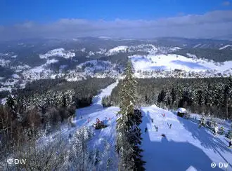 被白雪覆盖的捷克小村