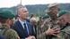 Jens Stoltenberg with soldiers Jens Stoltenberg with soldiers