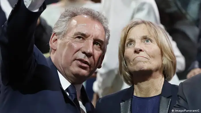 Frankreich François Bayrou und Marielle de Sarnez