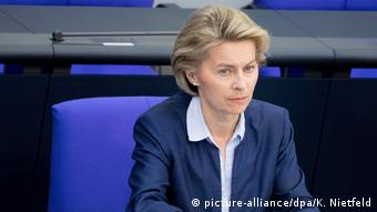 Ursula von der Leyen in the Bundestag