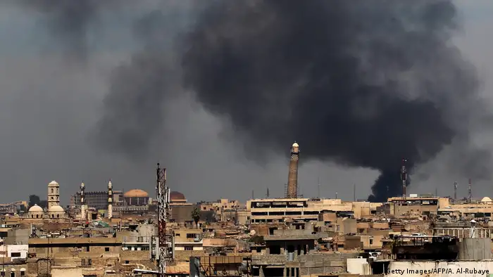 Irak Mossul al-Nuri Moschee (Getty Images/AFP/A. Al-Rubaye)