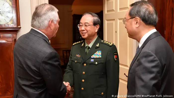 USA Rex Tillerson, General Fang Fenghui Washington und Yang Jiechi in Washington
