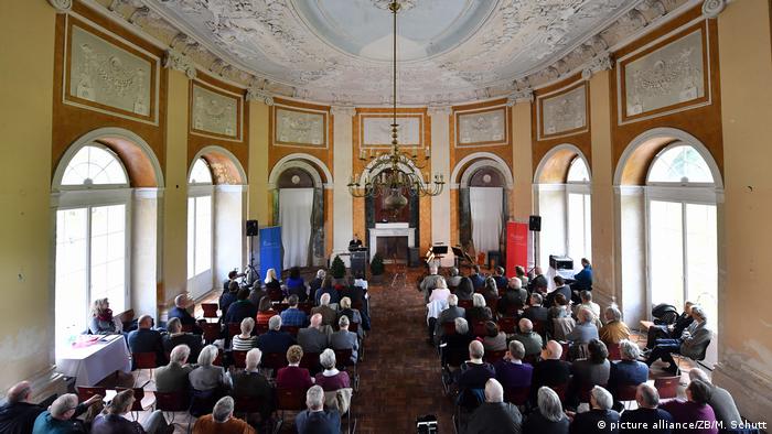 Telemannsaal im Schloss Wilhelmsthal bei Eisenach (Foto: picture alliance/ZB/M. Schutt)