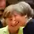 EU Gipfel Theresa May Angela Merkel Lächelnd
