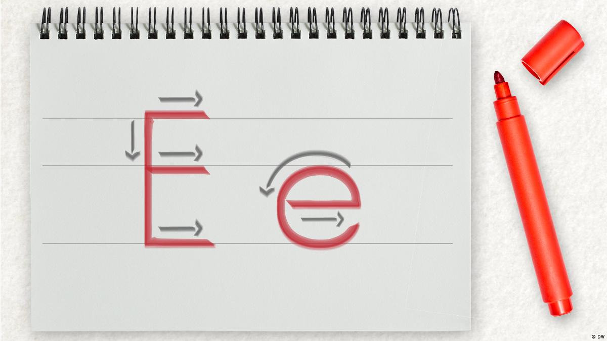 Welcher Buchstabe passt? E e DW Deutsch Lernen