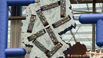 Kunst Installation tschechische EU Ratspräsidentschaft