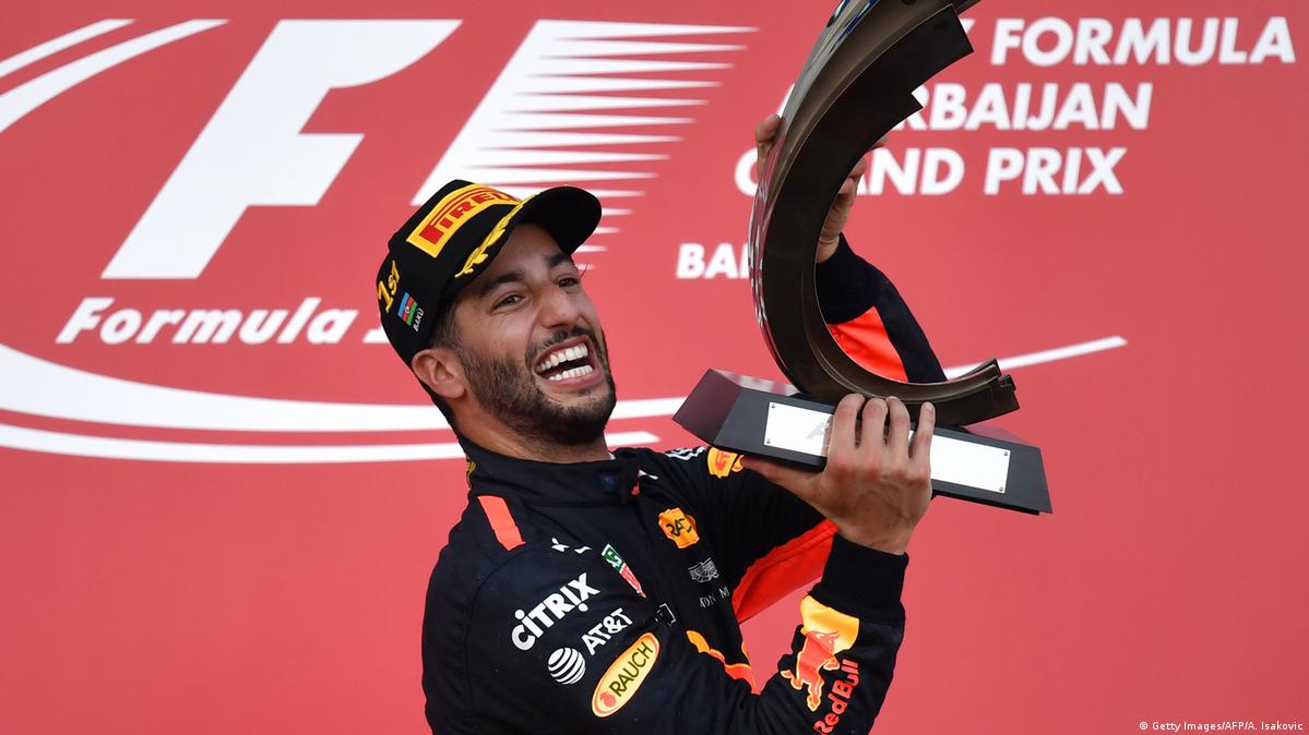 Azerbaijan GP: Ricciardo wins as Hamilton and Vettel clash – DW – 06/25 ...