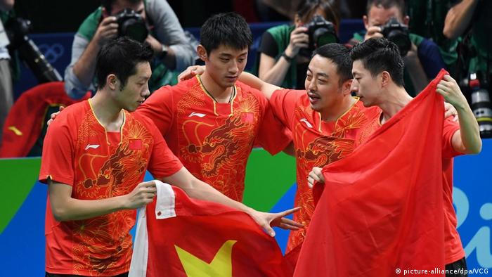 Brasilien Olympische Spiele 2016 in Rio de Janeiro Tischtennis Team China (picture-alliance/dpa/VCG)