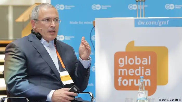 Deutschland Bonn - Deutsche Welle GMF 2017 - Mikhail Khodorkovsky (DW/K. Danetzki)