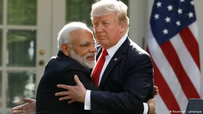 USA Trump und Modi im Weißen Haus (Reuters/K. Lamarque)