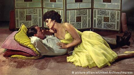 Gina Lollobrigida in 'Never So Few' (1959), with Frank Sinatra.