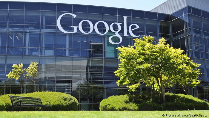 Fachada de la sede de Google en Estados Unidos, California. 