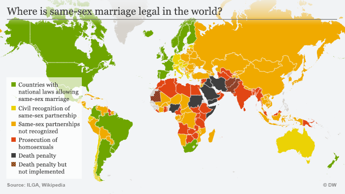 Where Is Marriage Legal Map Germany′S Bundestag Passes Bill On Same-Sex Marriage | News | Dw |  30.06.2017