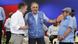Da esquerda para a direita, o presidente Juan Manuel Santos, o enviado da ONU Jean Arnault e o líder das Farc, Timochenko Da esquerda para a direita, o presidente Juan Manuel Santos, o enviado da ONU Jean Arnault e o líder das Farc, Timochenko