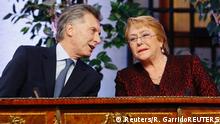 Macri y Bachelet estrechan los lazos comerciales entre Argentina y Chile